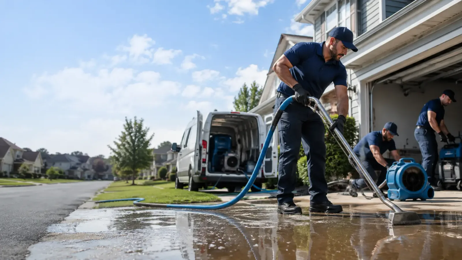 Flood Damage Restoration in New Century, KS